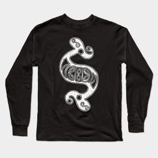 Celtic-Roman Dragon Design Long Sleeve T-Shirt